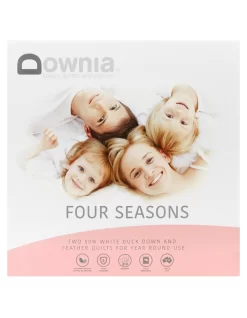 Four Seasons 50/50 White Duck Down & Feather Quilt