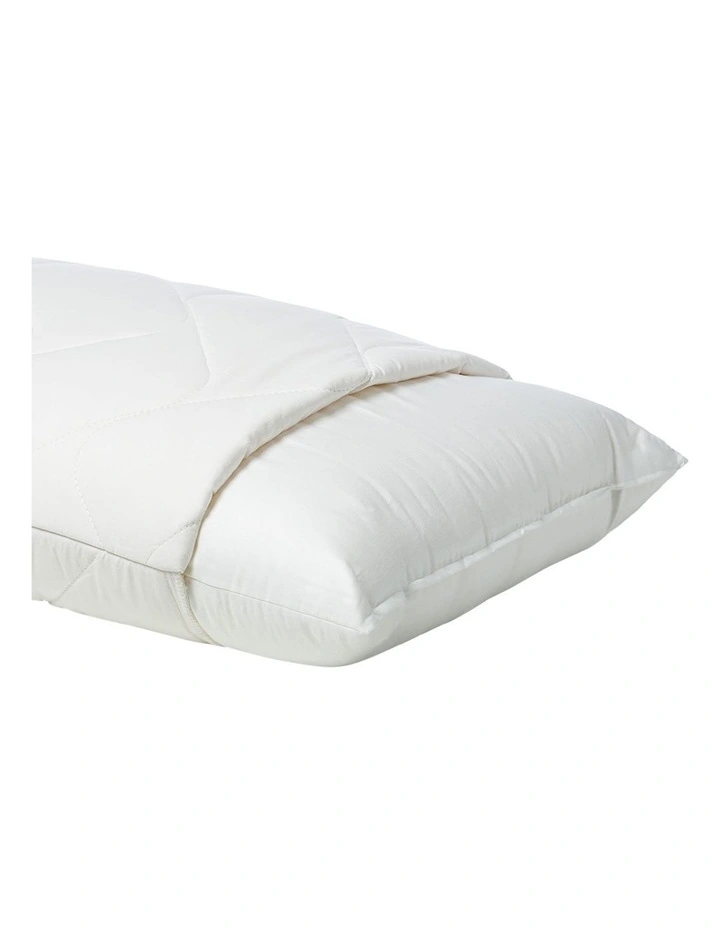Sleep Cool Wool Cotton Pillow Protector - Image 2