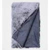 Heritage Oslo Faux Fur Throw Grey