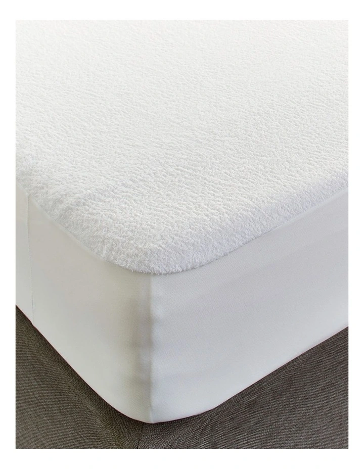 Genesis Cotton Terry Waterproof Fitted Mattress Protector - Image 3