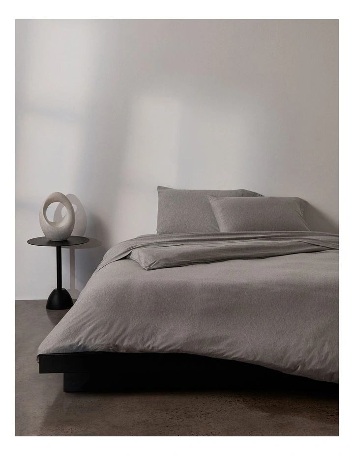 Calvin Klein Harrison Modern Cotton Quilt Cover In Grey