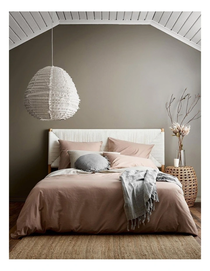 Halo Organic Cotton Bedlinen Collection In Rosewater