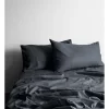 Halo Organic Cotton Sheet Set Steel Charcoal