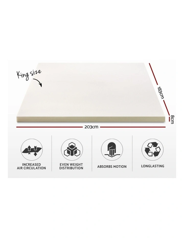 King Size Memory Foam Mattress Topper - Image 2