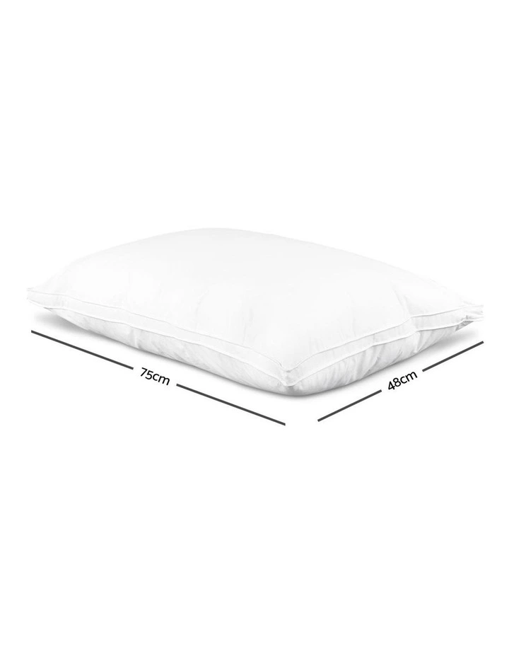 Duck Feather Down Twin Pack Pillow - Image 2