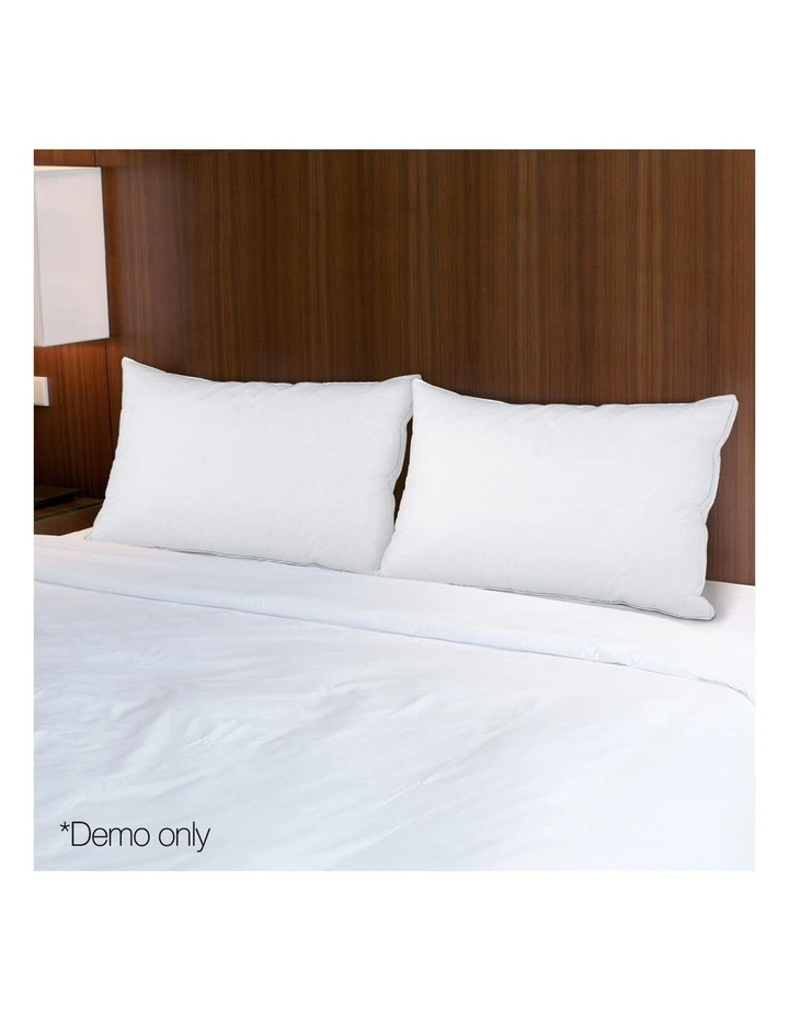 Duck Feather Down Twin Pack Pillow - Image 3