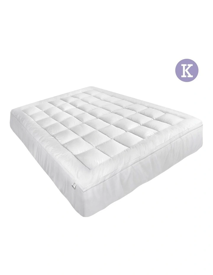 Giselle Bedding King Size Memory Resistant Mattress Topper