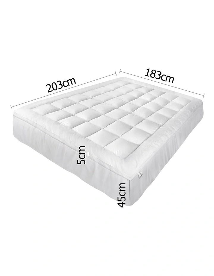Giselle Bedding King Size Memory Resistant Mattress Topper - Image 2