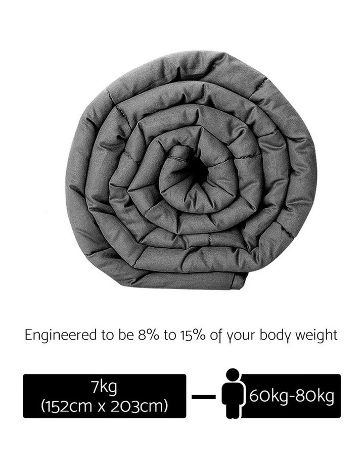 Cotton Weighted Gravity Blanket Deep Relax Sleeping Adult 7KG - Image 2