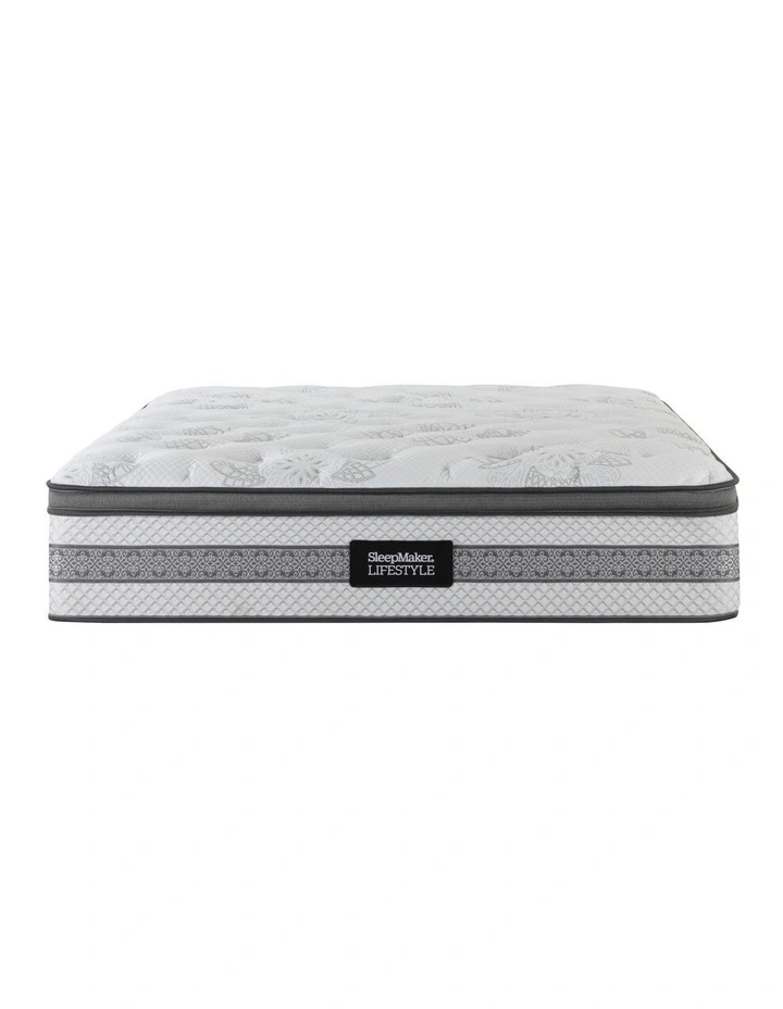 Lifestyle Modena Plush 7 Mattress In White - Image 3