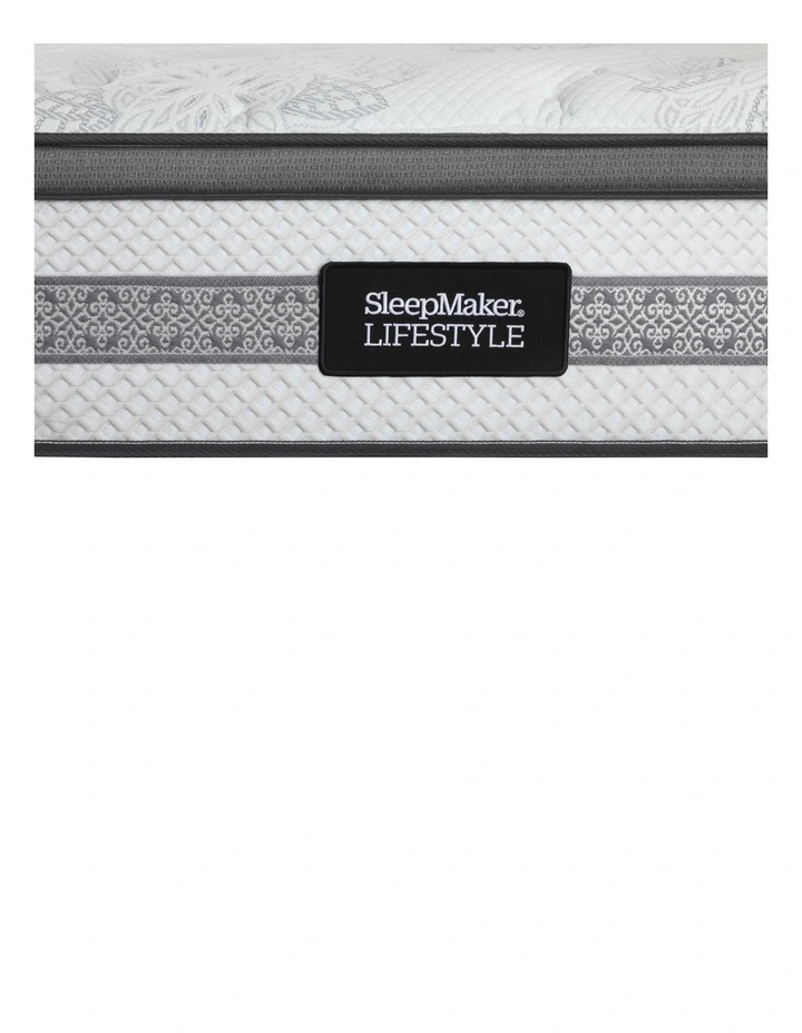 Lifestyle Modena Plush 7 Mattress In White - Image 5