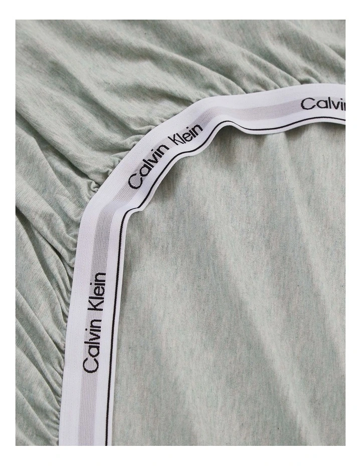Calvin Klein Modern Cotton Harrison Sheeting In Mint Sandstone - Image 2