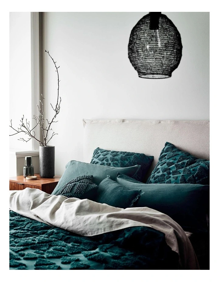 Maya Bedlinen Collection In Indian Teal - Image 3