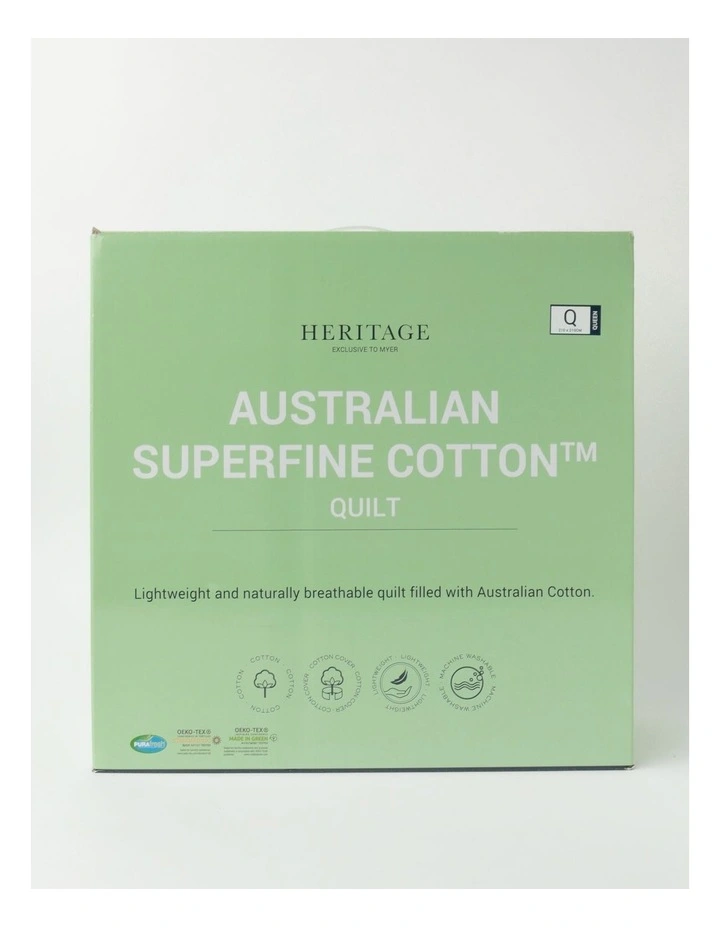 Heritage Australian Superfine Cotton Light Weight Quilt