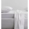 Organic Cotton Percale 300TC Standard Pillowcase 2 Pack In Snow