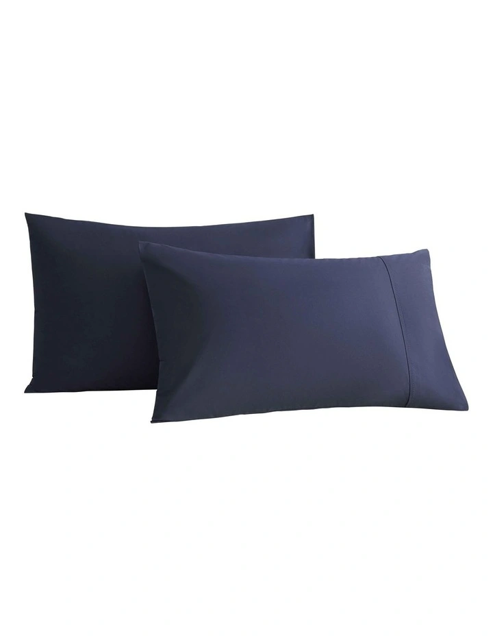 Organic Cotton Sateen 400TC Sheet Set In Midnight - Image 3
