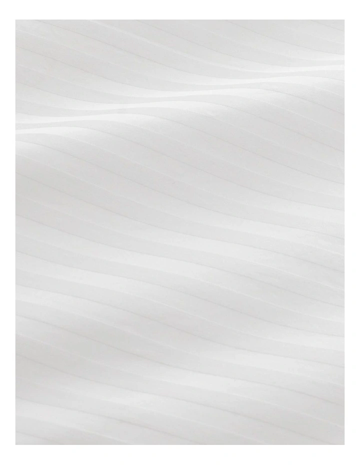 Millennia 1200TC Fitted Sheet In Snow - Image 2