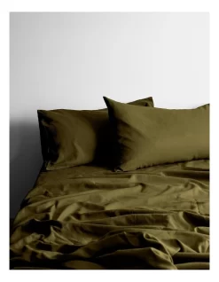 Maison Vintage Sheet Set Khaki