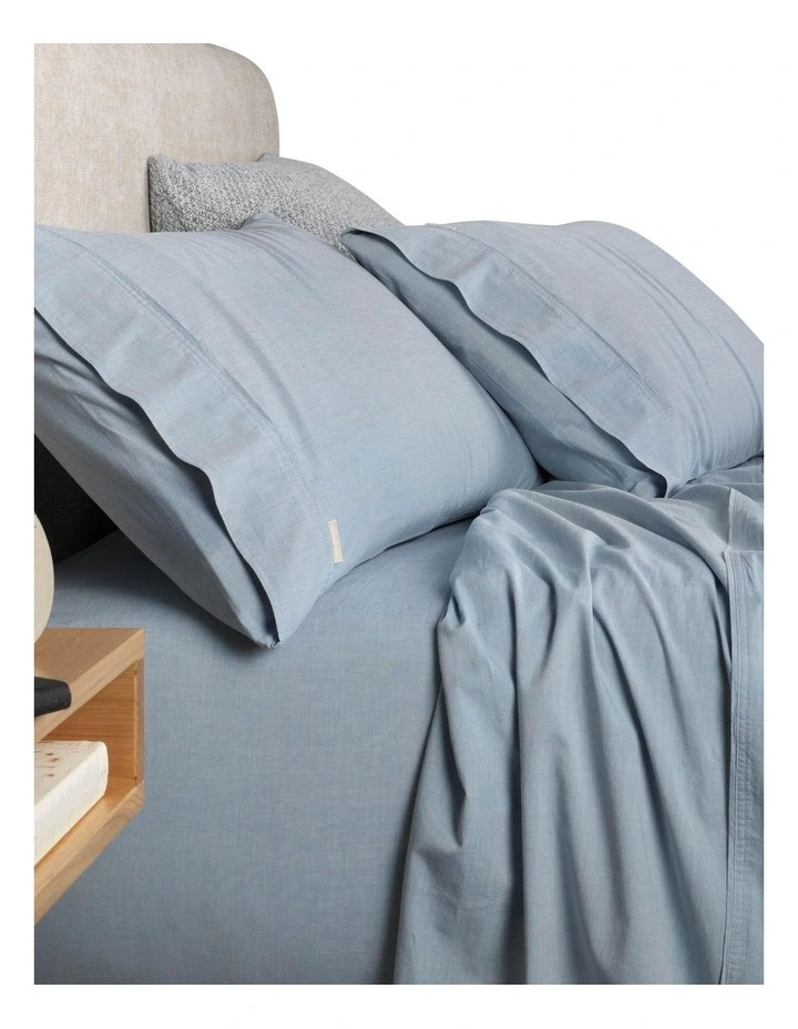 Reilly Sheet Set In Chambray