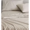 Tencel Lyocell Fibre & Cotton Sheet Set In Bone