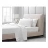 Hotel Weight Luxury 1000TC Fitted Sheet In Snow