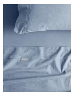 Reilly Fitted Sheet In Chambray