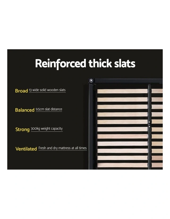 Double Full Size Gas Lift Bed Frame Base With Storage Mattress Grey Fabric VILA - Image 4