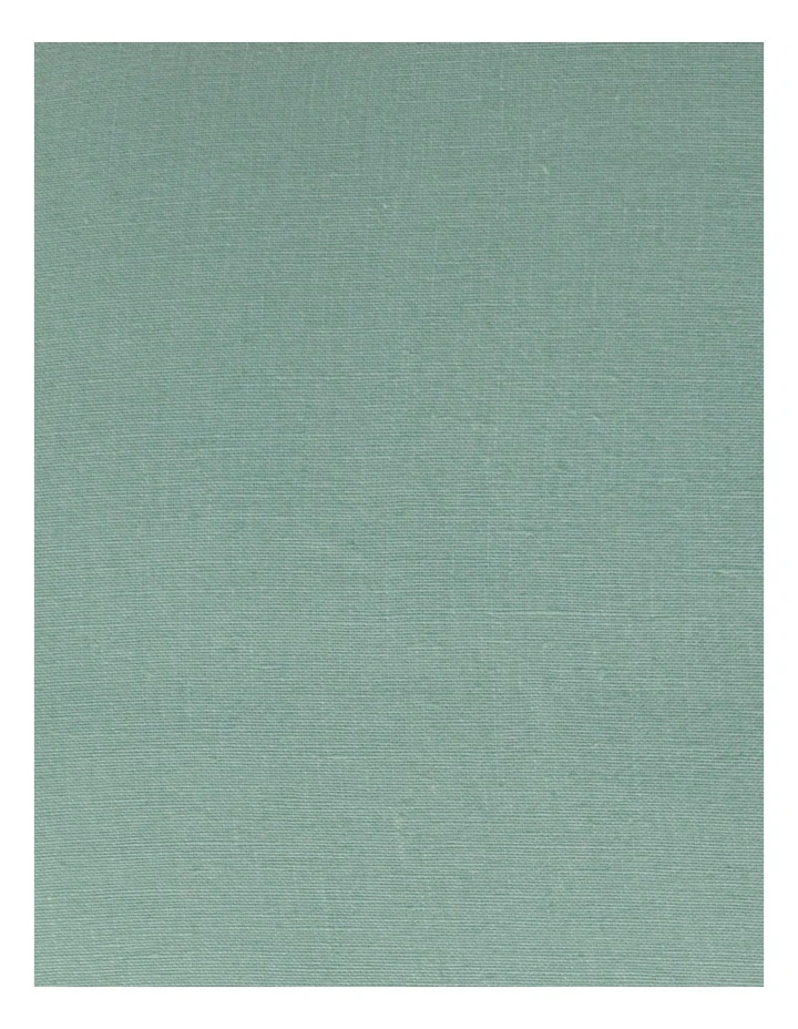 Moreton Tassle Linen Square Cushion Sea Mist - Image 3