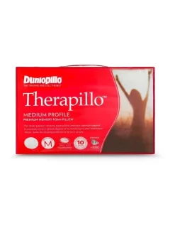 Therapillo Premium Memory Foam Medium Profile Pillow