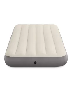 Intex Dura-Beam Single High Airbed Single Beige