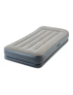Intex Dura-Beam Pillow Rest Mid-rise Airbed Single Beige