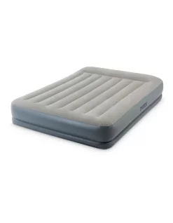 Intex Dura-Beam Pillow Rest Mid-rise Airbed Queen Beige