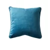 Remi Velvet Cushion Peacock Blue