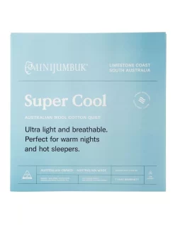 Super Cool Australian Wool Cotton Quilt