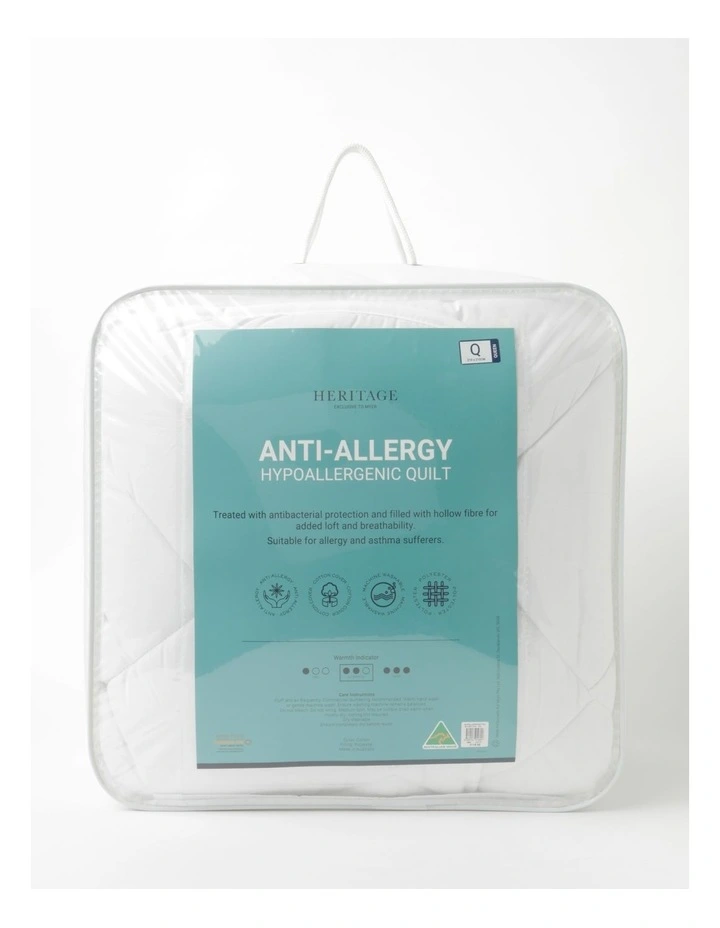 Heritage Anti-Allergy Hypoallergenic Quilt