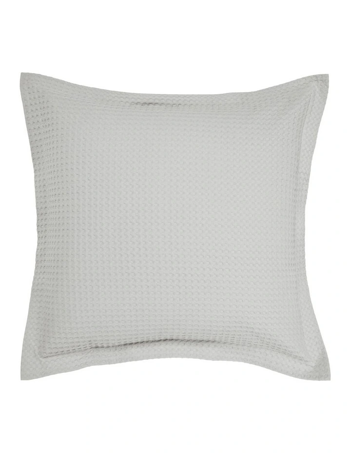 Linen House Deluxe Waffle Quilt Cover Set In Silver - Image 2