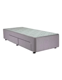 Space Saver Left Hand 2 Drawer Base Taupe