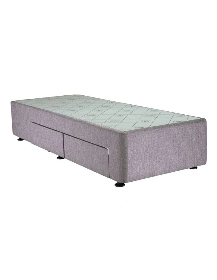 Space Saver Left Hand 2 Drawer Base Taupe