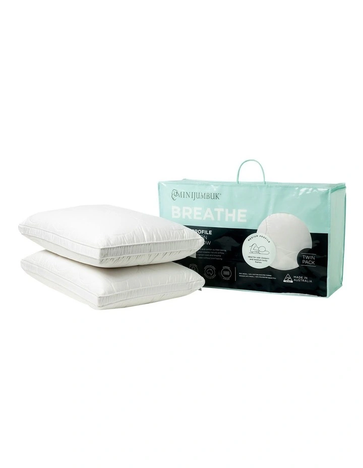 Breathe Wool Pillow White 2 Pack - Image 6