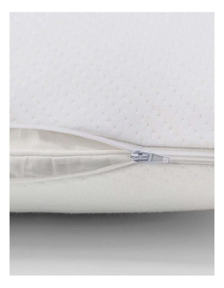 Cool Comfort Pillow Protector In White - Image 3