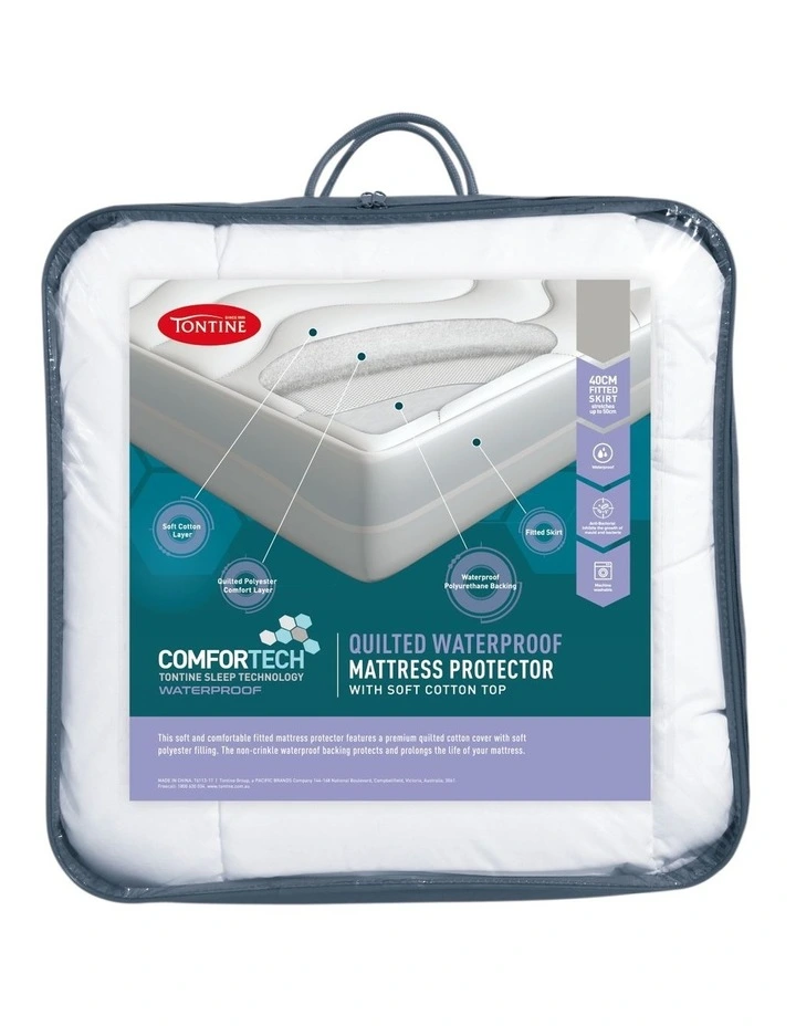 Comfortech Quilted Waterproof Mattress Protector