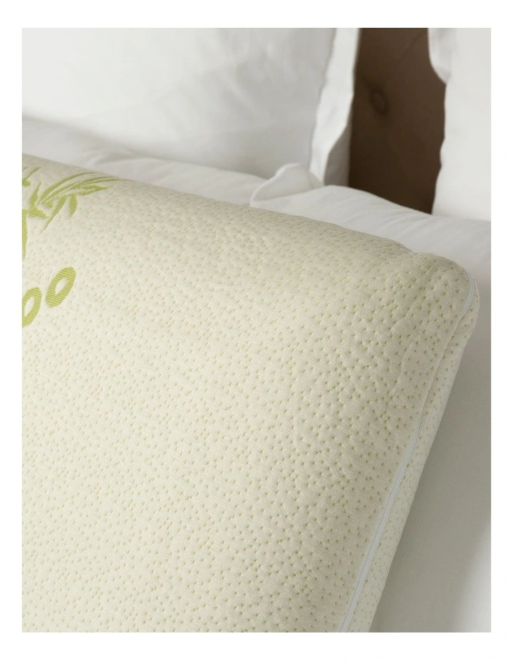 Comfortech Memory Foam Pillow With Bamboo Cover - Image 2