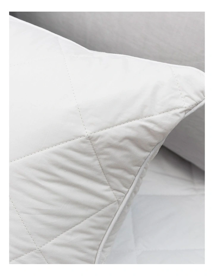 Homestead Junior Australian Washable Wool Pillow Protector White - Image 2