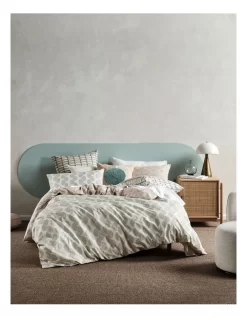 Linen House Aida Quilt Cover Set Sky