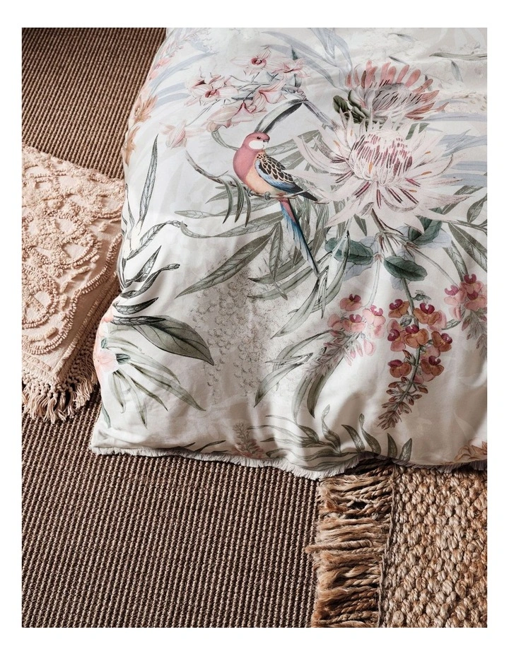 Linen House Briella Quilt Cover Set Stone - Image 2