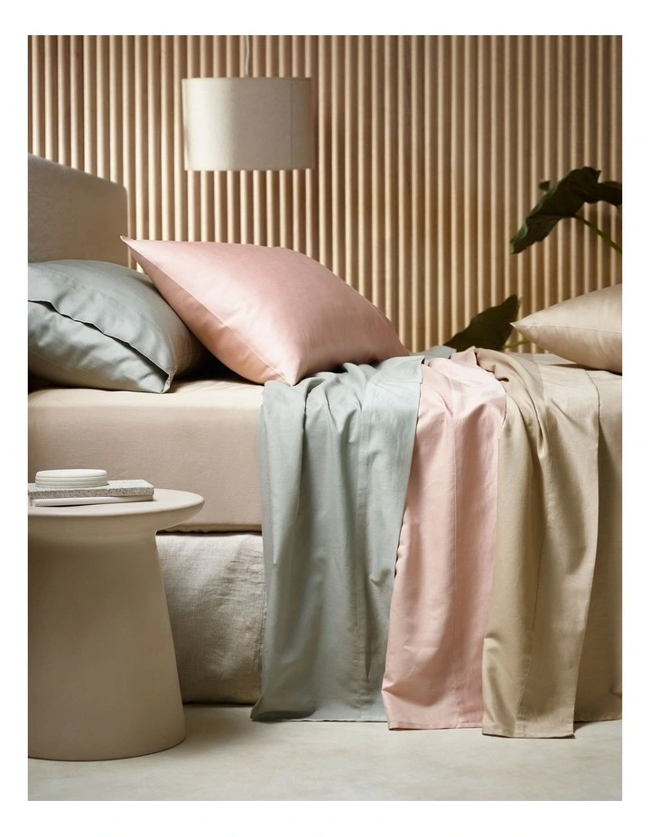 Plant Dyed Organic Cotton Sheet Set In Forest - Image 2