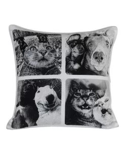 Selfies Cushion In Multi