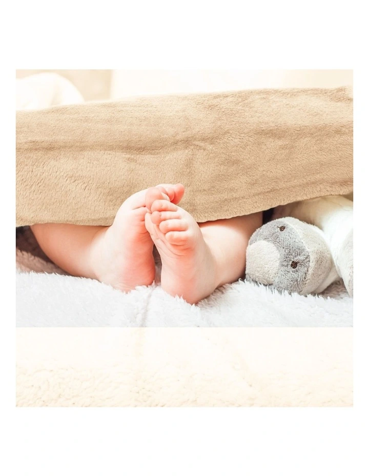 Large Throw Blanket In Camel - Image 5