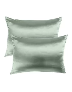 Mulberry Soft Silk Hypoallergenic Pillowcase Twin Pack 51 X 76cm