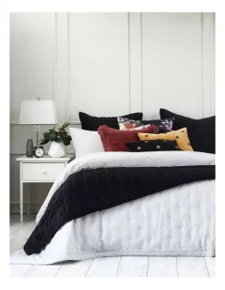 Meeka Coverlet Set In Ebony